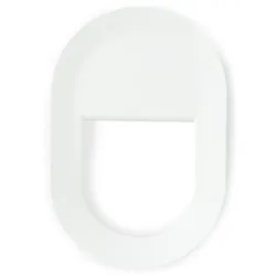 Spinder Design Haken Manta Weiss Stahl 15.3 cm - Haken
