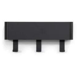 Spinder Design Garderobenleiste Hesta Schwarz Stahl 12 cm - Garderobenleiste
