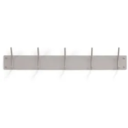 Spinder Design Garderobenleiste Hesta Beige Stahl 12 cm - Farbe: taupe - Garderobenleiste