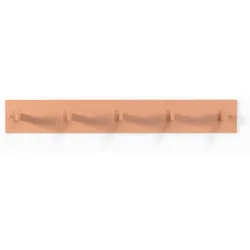 Spinder Design Garderobenleiste Hesta Orange Stahl 10 cm - Farbe: Terracotta - Garderobenleiste
