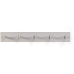 Spinder Design Garderobenleiste Hesta Beige Stahl 10 cm - Farbe: taupe - Garderobenleiste