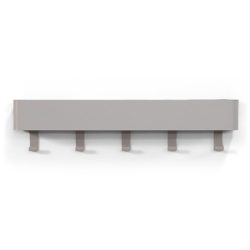 Spinder Design Garderobenleiste Hesta Beige Stahl 12 cm - Farbe: taupe - Garderobenleiste