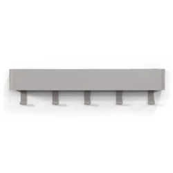 Spinder Design Garderobenleiste Hesta Beige Stahl 12 cm - Farbe: taupe - Garderobenleiste