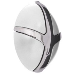 Spinder Design Kleiderhaken Hesta Weiss ABS H 9.5 cm - Kleiderhaken