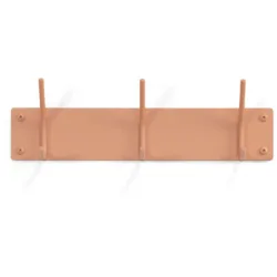 Spinder Design Garderobenleiste Hesta Orange Stahl 12 cm - Farbe: Terracotta - Garderobenleiste