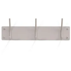 Spinder Design Garderobenleiste Hesta Beige Stahl 12 cm - Farbe: taupe - Garderobenleiste