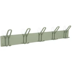 Spinder Design Garderobenleiste Hesta Grün Stahl 14 cm - Farbe: Dusty Green - Garderobenleiste