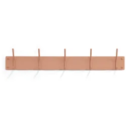 Spinder Design Garderobenleiste Hesta Orange Stahl 12 cm - Farbe: Terracotta - Garderobenleiste