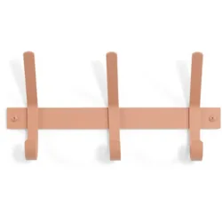 Spinder Design Garderobenleiste Hesta Orange Stahl 21 cm - Farbe: Terracotta - Garderobenleiste