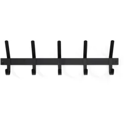 Spinder Design Garderobenleiste Hesta Schwarz Stahl 21 cm - Garderobenleiste