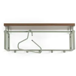 Spinder Design Garderobe Hesta Grün Stahl 28 cm - Farbe: Dusty Green - Material: Stahl/Melanin - Garderobe