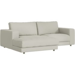 Ecksofa Ava Beige Stoff B 240 T 170 cm - Farbe: Nature - Material: Bezug: 100% Polyester - Möbel Konfigurator: Traummöbel individuell zusammenstellen