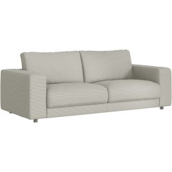 Sofa Ava Grau Stoff B 230 T 107 cm - Farbe: Stone - Material: Bezug: 88% Polyester, 12% Polyacryl - Möbel Konfigurator: Traummöbel individuell