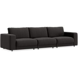 Sofa Ava Braun Stoff B 320 T 107 cm - Farbe: Espresso - Material: Bezug: 59,7% Polyester 34,4% Polyacryl 5,9% Viskose - Möbel Konfigurator: Traummöbel