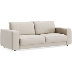 Sofa Ava Beige Stoff B 230 T 107 cm - Farbe: Nature - Material: Bezug: 88% Polyester, 12% Polyacryl - Möbel Konfigurator: Traummöbel individuell