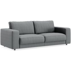 Sofa Ava Grau Stoff B 230 T 107 cm - Farbe: Grey - Material: Bezug: 100% Polyester - Möbel Konfigurator: Traummöbel individuell zusammenstellen - Sofa