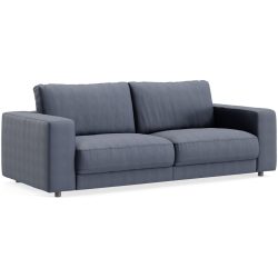 Sofa Ava Blau Stoff B 230 T 107 cm - Farbe: navy - Material: Bezug: 100% Polyester - Möbel Konfigurator: Traummöbel individuell zusammenstellen - Sofa