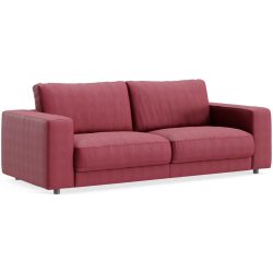 Sofa Ava Rot Stoff B 230 T 107 cm - Farbe: Red - Material: Bezug: 100% Polyester - Möbel Konfigurator: Traummöbel individuell zusammenstellen - Sofa