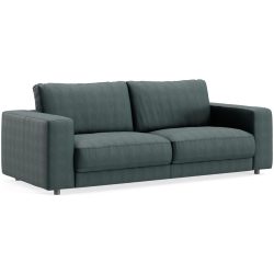 Sofa Ava Grün Stoff B 230 T 107 cm - Farbe: smaragd - Material: Bezug: 100% Polyester - Möbel Konfigurator: Traummöbel individuell zusammenstellen -