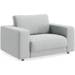 Sessel Ava Stoff 140 cm 107 cm - Farbe: frost grey - Material: Bezug: 100% Polyester - Möbel Konfigurator: Traummöbel individuell zusammenstellen -
