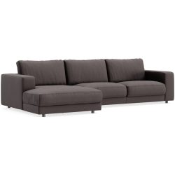 Ecksofa Ava Braun Stoff B 320 T 170 cm - Farbe: mocca - Material: Bezug: 88% Polyester, 12% Polyacryl - Möbel Konfigurator: Traummöbel individuell