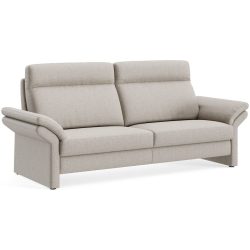 Sofa Albula Beige Stoff 222 cm 89 cm - Farbe: Milano greige - Material: Echtstoff - Sofa