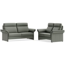 Polstergruppe Albula Grün Stoff 286 cm 241 cm - Farbe: Roma olive - Material: Echtstoff - Möbel Konfigurator: Traummöbel individuell zusammenstellen -