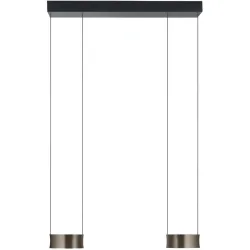 Designer-Pendellampe Bankamp Impact bronze dimmbar - Farbe: Bronze eloxiert - Lichtfarbe: Warmweiss - Kaltes Tagesweiss - Designer-Pendellampe