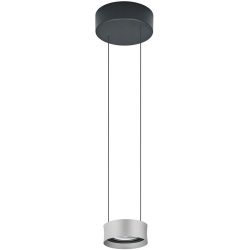 Designer-Pendellampe Bankamp Impact aluminium matt dimmbar - Lichtfarbe: Warmweiss - Kaltes Tagesweiss - Designer-Pendellampe