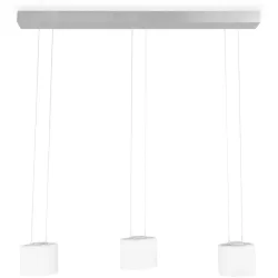 Designer-Pendellampe Bankamp Grazia Nickel matt - Farbe: nickel/chrom - LED - Lichtfarbe: Warmweiss - Kaltes Tagesweiss - Designer-Pendellampe- LED