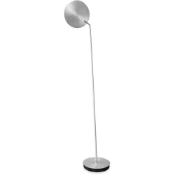 Designer-Stehlampe Bankamp Sol aluminium matt dimmbar H 185 cm - LED - Lichtfarbe: Warmweiss - Designer-Stehlampe- LED Energiesparlampe