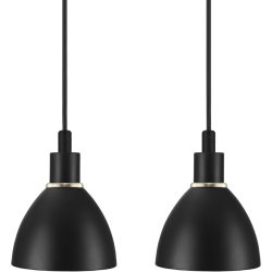 NORDLUX Pendellampe Ray Schwarz Metall B 12 H 16 cm - Pendellampe