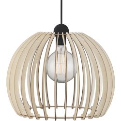 NORDLUX Pendellampe Chino Braun Holz B 40 H 34 cm - Pendellampe