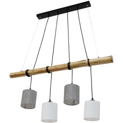 Pendellampe Navos Braun Metall B 13 H 150 cm - Pendellampe
