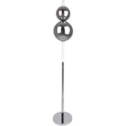 Stehlampe Nova Edelstahl Metall B 25 cm H 149.7 cm - Farbe: chrome - Stehlampe