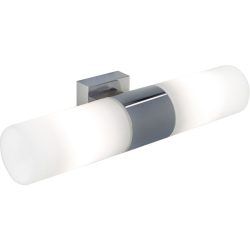 NORDLUX Wandlampe Tangens Edelstahl Glas B 31 H 6 cm - Farbe: chrom - Wandlampe