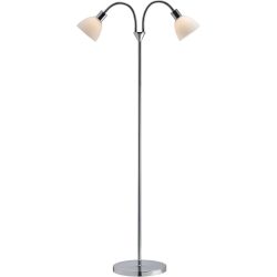 NORDLUX Stehlampe Ray Edelstahl Metall B 60 H 158 cm - Farbe: chrom - Stehlampe