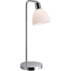 NORDLUX Tischlampe Ray Edelstahl Metall B 17.7 H 46 cm - Farbe: chrom - Tischlampe