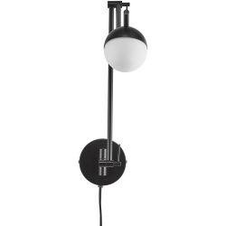 NORDLUX Wandlampe Contina Schwarz Metall B 12.5 cm H 37.2 cm - Wandlampe