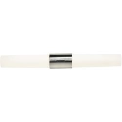 NORDLUX Wandlampe Helva Edelstahl Kunststoff B 5.7 cm H 10.5 cm - Farbe: Nickel - Material: Plastik - Wandlampe