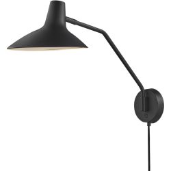 NORDLUX Wandlampe Darci Schwarz Metall B 22.7 cm H 36.5 cm - Wandlampe