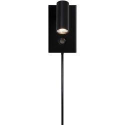 NORDLUX Wandlampe Omari Schwarz Metall B 7 H 12 cm - Wandlampe