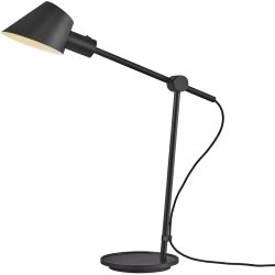 NORDLUX Tischlampe Stay Schwarz Metall B 58.7 H 53 cm - Tischlampe