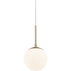 NORDLUX Pendellampe Grant Edelstahl Glas B 15 H 29 cm - Farbe: messing - Pendellampe