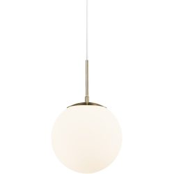 NORDLUX Pendellampe Grant Edelstahl Glas B 25 H 40 cm - Farbe: messing - Pendellampe