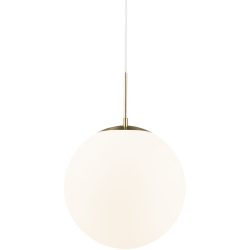 NORDLUX Pendellampe Grant Edelstahl Glas B 35 H 35 cm - Farbe: messing - Pendellampe