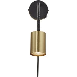 NORDLUX Wandlampe Explore Edelstahl Metall B 35 H 35 cm - Farbe: messing - Wandlampe