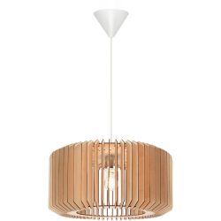 NORDLUX Pendellampe Asti Braun Holz B 50 H 25 cm - Pendellampe