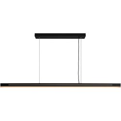 NORDLUX Pendellampe Skylar Schwarz Aluminium B 115 cm H 4.2 cm - Pendellampe