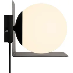 NORDLUX Wandlampe Lilibeth Schwarz Metall B 35 H 16 cm - Wandlampe